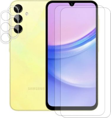 Protège écran VISIODIRECT 2 Verre pour Samsung A15+2Verre camera