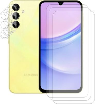 Protège écran VISIODIRECT 3 Verre pour Samsung A15+3Verre camera