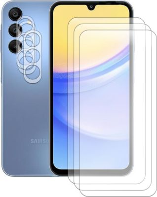 Protège écran VISIODIRECT 3 Verre pour Samsung A15+3 Verre camera Protège écran VISIODIRECT 3 Verre pour Samsung A15+3 Verre camera