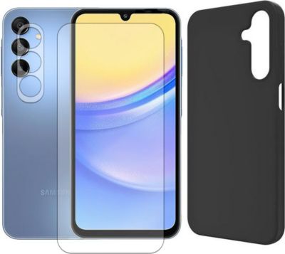 Coque VISIODIRECT Verre pour SamsungA15+Coque+Verre Camera