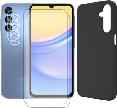 Coque VISIODIRECT 2verre pour SamsungA15+Verre Cam+Coque