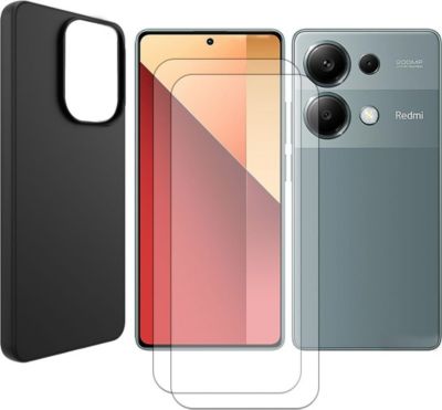 Protège écran VISIODIRECT Lot de 2 Verre + Coque pour Poco M6 Pro