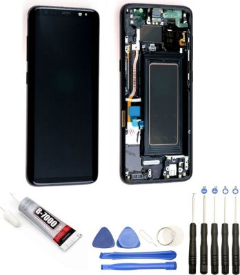 SAMSUNG vitre + LCD Samsung Galaxy S8 G950F noir