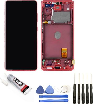 SAMSUNG vitre + LCD Samsung Galaxy S20 rouge