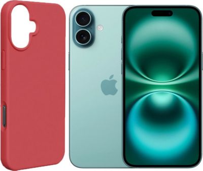 Coque VISIODIRECT Coque Rouge souple pour iPhone 16 6.1"