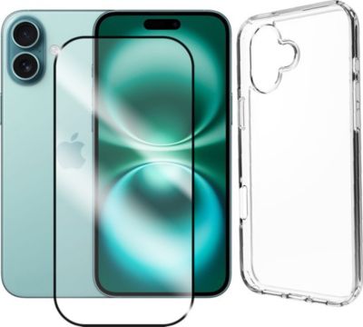 Protège écran VISIODIRECT Verre trempé + Coque pour iPhone 16 6.1"