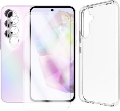 Protège écran VISIODIRECT Coque + 2 Verre Trempé pour Samsung A35