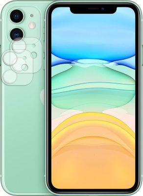 Protège écran VISIODIRECT 2 Verre trempé camera pour iPhone 11 6.1