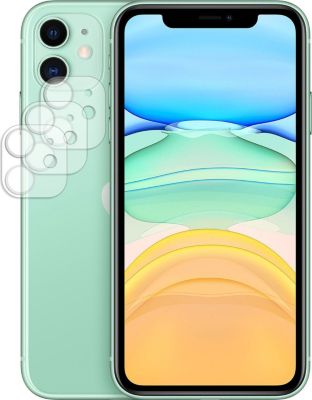 Protège écran VISIODIRECT 3 Verre trempé camera pour iPhone 11 6.1