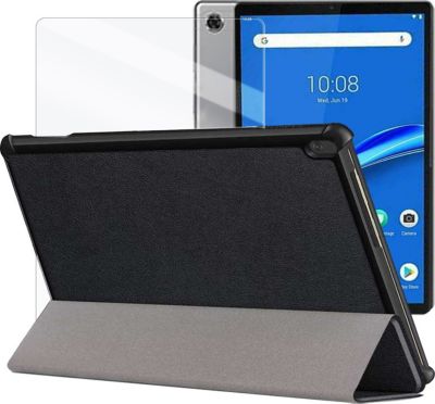 Support tablette VISIODIRECT Verre+Coque pourLenovo Tab M10 Plus 10.3