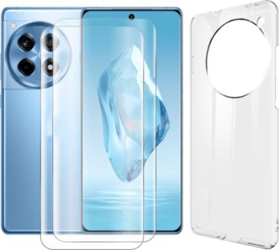 Protège écran VISIODIRECT 2 Verre trempé pour OnePlus 12R + coque