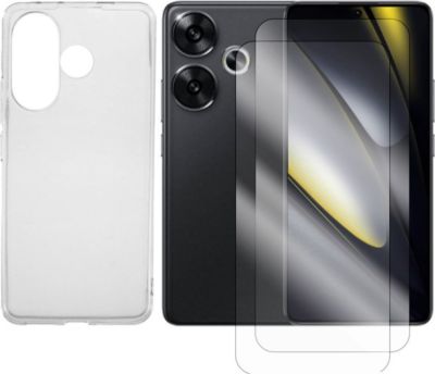 Protège écran VISIODIRECT 2 Verre pour Xiaomi Poco F6 5G + coque