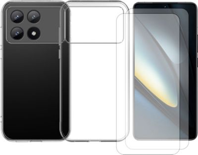 Protège écran VISIODIRECT 2Verre pour Xiaomi Poco F6 Pro 5G+coque