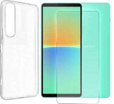 Protège écran VISIODIRECT 2 Verre pour Sony Xperia 10 IV + coque Protège écran VISIODIRECT 2 Verre pour Sony Xperia 10 IV + coque