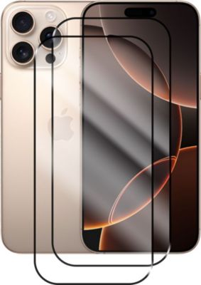 Protège écran VISIODIRECT 2 Verre trempé pour iPhone 16 Pro 6.3"