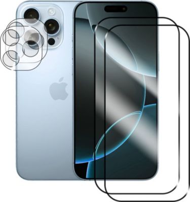 Protège écran VISIODIRECT 2 Verre Tremppour iPhone 16 Pro Max