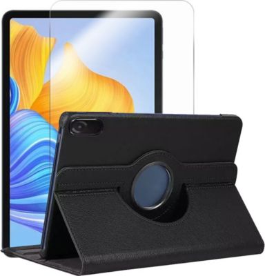 Support tablette VISIODIRECT Verre + Coque Honor Pad 8 12" Noir