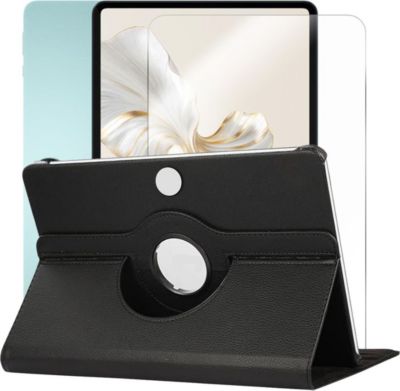 Support tablette VISIODIRECT Verre + Coque Honor Pad 9 12.1" Noir