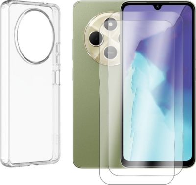 Protège écran VISIODIRECT 2 verre pour Xiaomi Redmi 14C 4G + coque Protège écran VISIODIRECT 2 verre pour Xiaomi Redmi 14C 4G + coque