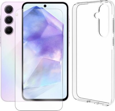 Protège écran VISIODIRECT Verre trempé + Coque pour Samsung A55