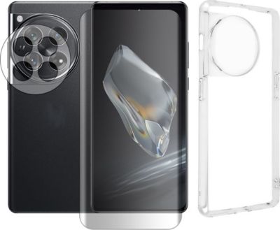 Protège écran VISIODIRECT 2 Verre Trempé + Coque pour OnePlus 12