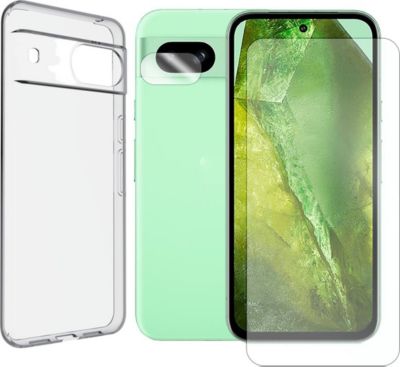 Protège écran VISIODIRECT 2Verre Trempé+Coque pour Google Pixel 8A