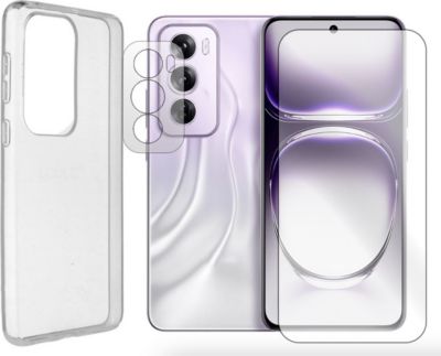 Protège écran VISIODIRECT 2 Verre Trempé + Coque pour Oppo Reno 12