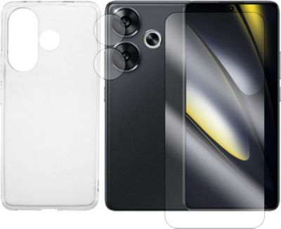 Protège écran VISIODIRECT 2 Verre trempé+Coque pour Xiaomi Poco F6