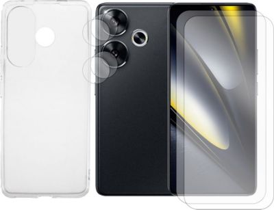 Protège écran VISIODIRECT Coque+ 2Verre Trempé pour Xiaomi Poco F6