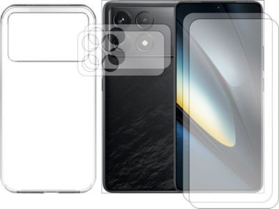 Protège écran VISIODIRECT 2 Verre+Coque pour Xiaomi Poco F6 Pro 5G