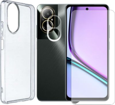 Protège écran VISIODIRECT Coque+ 2 Verre Trempé pour Realme C67 4G Protège écran VISIODIRECT Coque+ 2 Verre Trempé pour Realme C67 4G