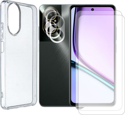 Protège écran VISIODIRECT 2 Verre Trempé + Coque pour Realme C67