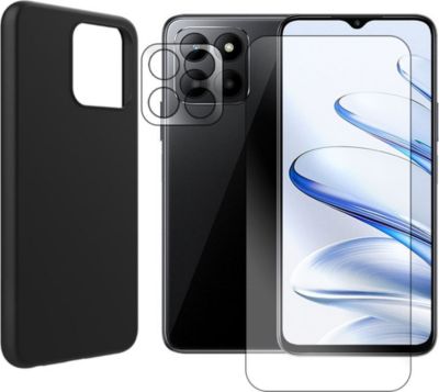 Protège écran VISIODIRECT Coque Noir+ 2Verre pour Honor 70 Lite 5G