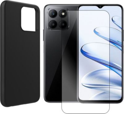 Protège écran VISIODIRECT Verre + Coque Noir pour Honor 70 Lite