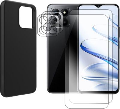 Protège écran VISIODIRECT Coque Noir + 2 Verre pour Honor 70 Lite Protège écran VISIODIRECT Coque Noir + 2 Verre pour Honor 70 Lite