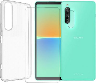 Protège écran VISIODIRECT 2 Verre + Coque pour Sony Xperia 10 IV