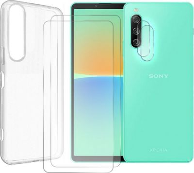 Protège écran VISIODIRECT Coque + 2 Verres pour Sony Xperia 10 IV