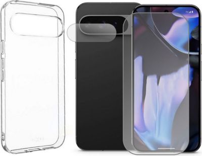 Protège écran VISIODIRECT Coque+2 Verre Trempé pour Google Pixel 9 Protège écran VISIODIRECT Coque+2 Verre Trempé pour Google Pixel 9
