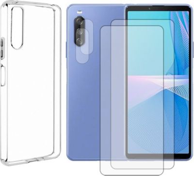 Protège écran VISIODIRECT Coque + 2 Verre pour Sony Xperia 10 V