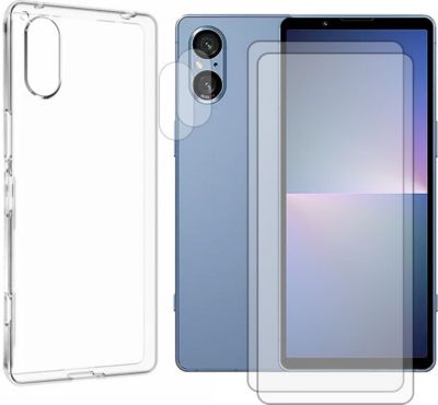 Protège écran VISIODIRECT 2 Verres + Coque pour Sony Xperia 5 V