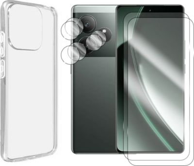 Protège écran VISIODIRECT Coque + 2 Verre trempé  pour Realme GT 6 Protège écran VISIODIRECT Coque + 2 Verre trempé  pour Realme GT 6