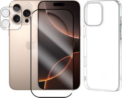 Protège écran VISIODIRECT 2 Verre Trempé +Coque pour iPhone 16 Pro Protège écran VISIODIRECT 2 Verre Trempé +Coque pour iPhone 16 Pro