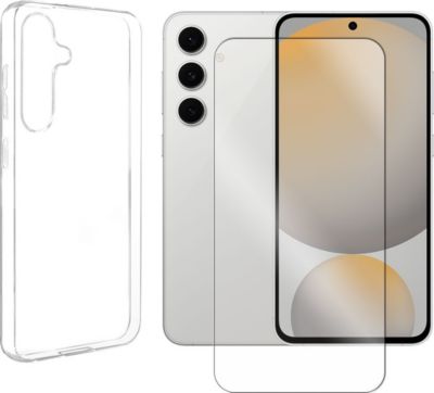 Protège écran VISIODIRECT Verre trempé + Coque pour Samsung S24 FE