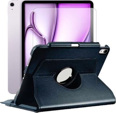 Support tablette VISIODIRECT Verre trempé+Coque pour iPad Air 13 2024