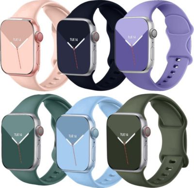 Bracelet VISIODIRECT 6 Bracelets pour iWatch 38mm 40mm 41mm