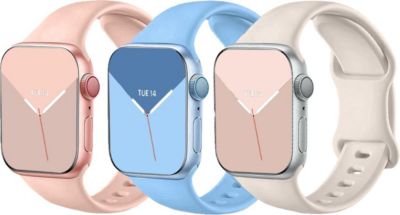 Bracelet VISIODIRECT 3 Bracelets pour iWatch 40mm-38mm-41mm