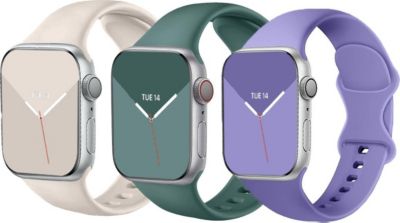 Bracelet VISIODIRECT 3 Bracelets pour iWatch 41mm-38mm-40mm