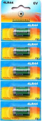 Pile VISIODIRECT 5 Pile Alcaline 6V 4LR44 4AG13 4A76 476A