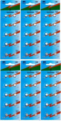 Pile VISIODIRECT 60 Piles AG4/G4 1,5V LR626 LR626SW SR377