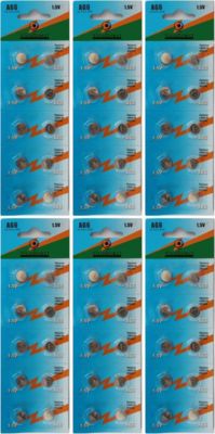 Pile VISIODIRECT 60 Piles AG6 1,5V 371A LR920 LR921 TR920